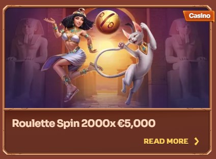 Roulette Spin 2000X     €5,000
